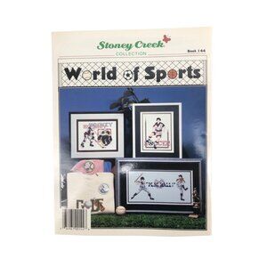 **3/$25** Stoney Creek World of Sports Cross Stitch Booklet #144